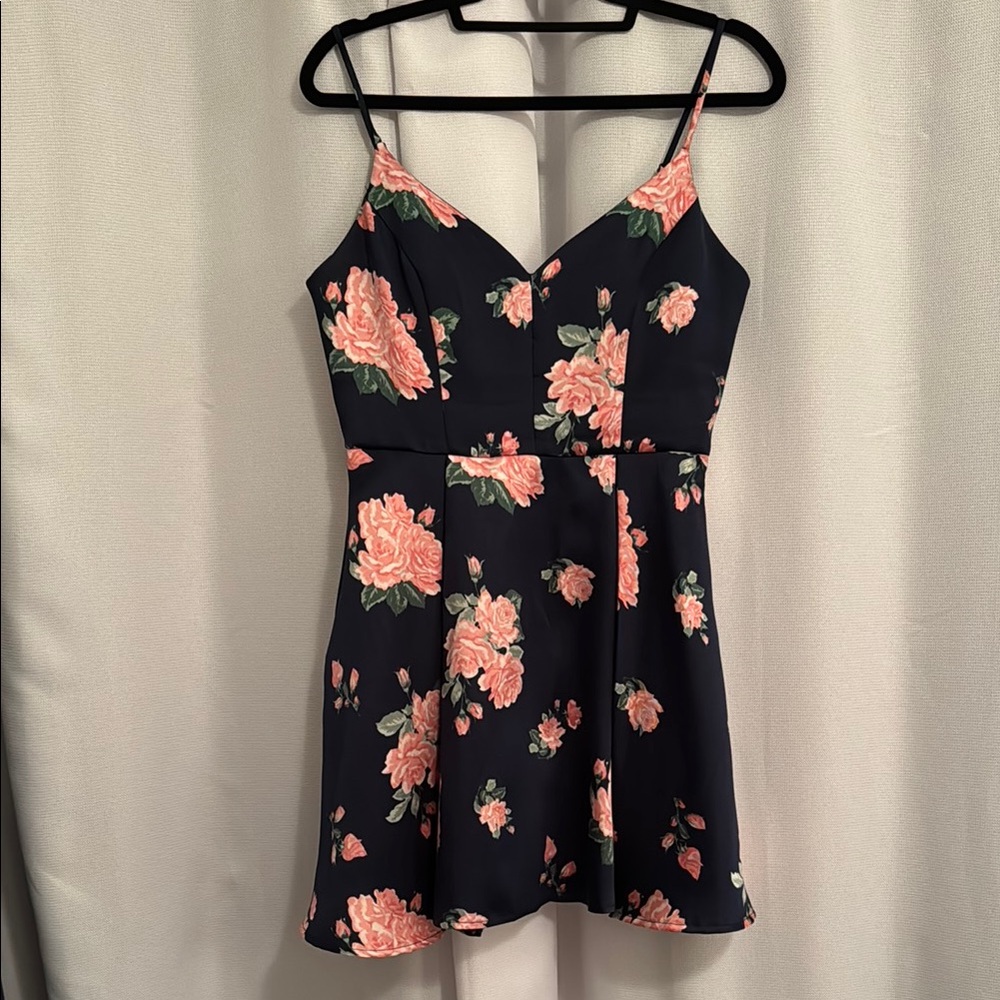 Floral Spaghetti Strap Dress